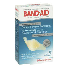 Band-Aid Hydrocolloid All Purpose Bandages, Waterproof Adhesive, Hydro Seal, 10 Bandages