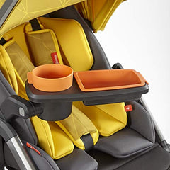 Diono Quantum Snack and Ride Tray for Strollers, Orange