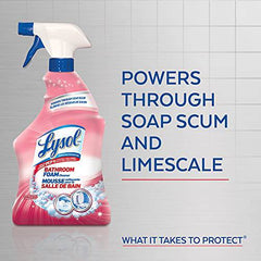 Lysol Bathroom Cleaner Spray, Bathroom Foam, Summer Fresh, 950mL, Powers Through Soap Scum - Zecoya