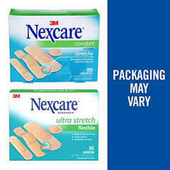 Nexcare™ Ultra Stretch Bandages, Ast. Sizes, 80 pk