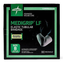 Medline Medigrip LF Elastic Tubular Support Bandages, 1 Roll, Size B: 2-1/2"W x 11 yd.