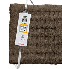 Sunbeam Premium Heating Pad with XpressHeat Technology, King Size, Brown