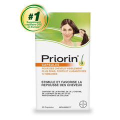 Priorin Hair Growth Vitamins With Biotin - Hair Vitamins To Stimulate Hair Growth For Men And Women, Decrease Of Hair Loss After Washing, Contains Biotin For Hair Growth, 60 Count, 1 Month Supply