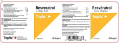 Trophic Resveratrol + Ellagic Acid, 60 Count