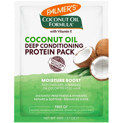 Palmer's Coconut Oil Formula Coconut Oil Deep Conditioning Protein Pack, 2.1 Oz