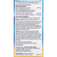 Thera Tears Nutrition Capsules for Dry Eyes - 90 Count - Eye Treatment With Omega-3