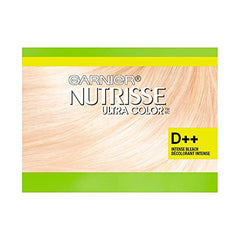 Garnier Nutrisse Ultra Color Intense Bleach D++, Intense Lightener for Light Brown to Blonde Hair, Enriched With Avocado Oil, 1 Application