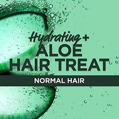 Garnier Fructis Hydrating Treat Shampoo, 98 Percent Naturally Derived Ingredients, Aloe, Nourish and Hydrate for Normal Hair, 11.8 fl. oz.