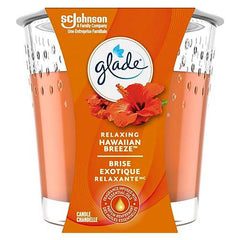 Glade Scented Candle, Hawaiian Breeze, 1-Wick Candle, Air Freshener Infused with Essential Oils for Home Fragrance, 1 Count