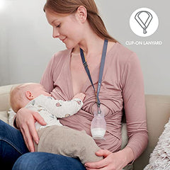 Medela Silicone Breast Milk Collector, Milk Saver with Spill-Resistant Stopper, Suction Base and Lanyard, 3.4 oz/100 mL