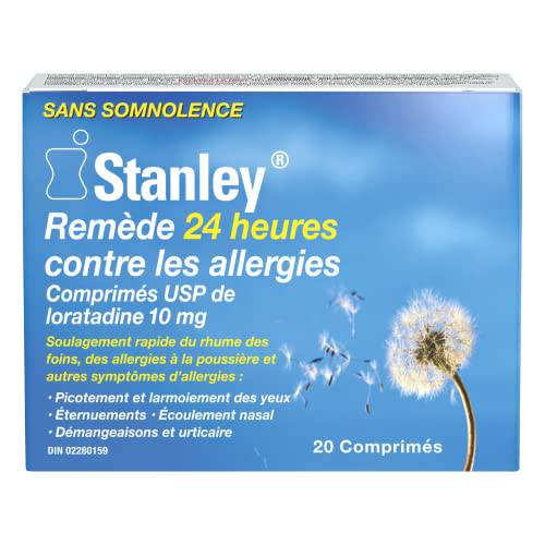 Stanley 24 hour Allergy Remedy, 20 Tablets, Fast relief from seasonal allergy symptoms