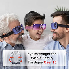 Hi5 E10 Electric Smart Mini Eye Massager with Heating System (Couple)