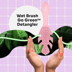 Wet Brush Go Green Hair Detangler Brush Pale Pink