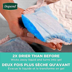 Depend Fresh Protection Adult Incontinence Underwear for Women (Formerly Depend Fit-Flex), Disposable, Maximum, Medium, Blush, 18 Count