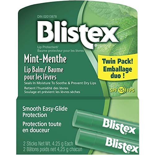 Blistex Mint Lip Balm Twin Pack 2 count