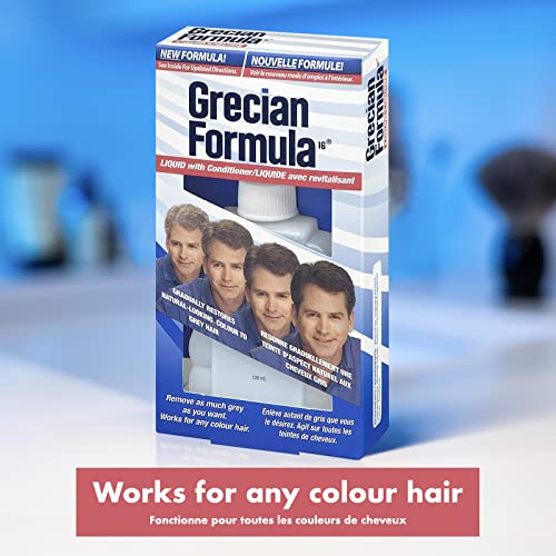 Grecian Formula Liquid with Conditioner Hair Color, 120 mL