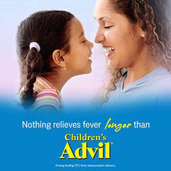 Children's Advil (100 mL, Berry Flavour) Ibuprofen Suspension Dye Free Temporary Fever Reducer