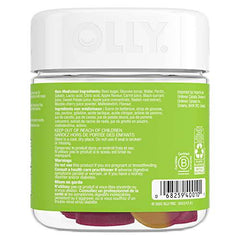 OLLY Metabolism Gummy Rings supports metabolism and digestion* Snappy Apple with apple cider vinegar, vitamin B12 & chromium 30 gummies, 30 count (Pack of 1)