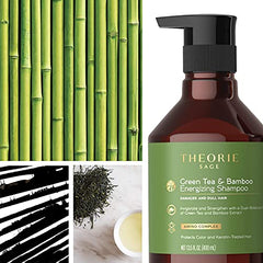 Theorie Sage Green Tea Bamboo Energizing Shampoo, 400Ml