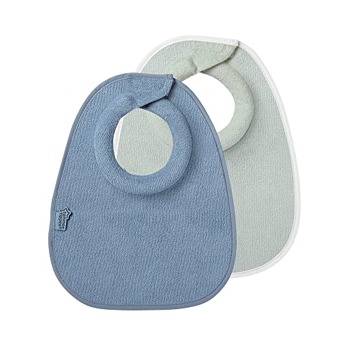 Tommee Tippee Unisex Baby Dusky Blue Bibs, Dusky Blue, One Size US