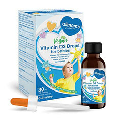 Vitamin D Drops 400IU, 0 to 3 Year Olds, 30 ml - Allmom's Choice