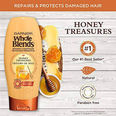 Garnier Whole Blends Honey Treasures Repairing Conditioner, 370 mL - Zecoya