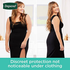 Depend Fresh Protection Adult Incontinence Underwear for Women (Formerly Depend Fit-Flex), Disposable, Maximum, Extra-Large, Blush, 26 Count