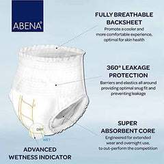 Abena Abri-flex Premium Protective Underwear, L1, 14 Count