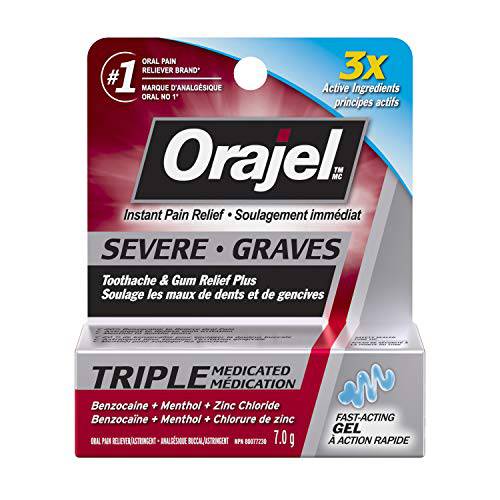 3X Severe Toothache and Gum Relief Gel - Zecoya