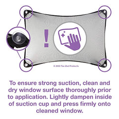 Dreambaby Adjusta-Car Shade - Adjustable, Flexible, Stretch-to-Fit Car Window Shade for Babies - Glare Shield and UV Ray Protection - Stretches Up to 18" x 27"