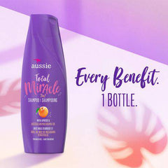 Aussie Paraben-Free Total Miracle Shampoo w/ Apricot & Macadamia For Hair Damage - Zecoya