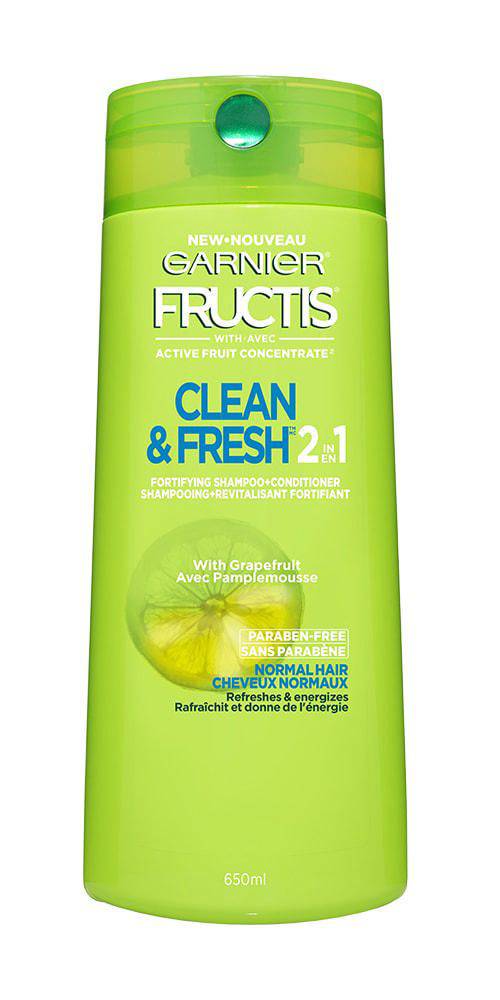 Garnier Fructis, Clean & Fresh Conditioner, 650 mL - Zecoya