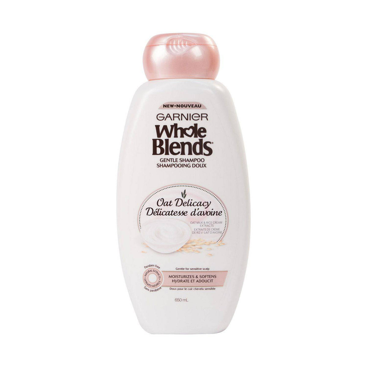 Garnier Whole Blends, Oat Delicacy Shampoo, 650 mL - Zecoya