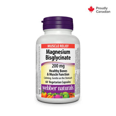 Webber Naturals®, Magnesium Bisglycinate, 200 mg - Zecoya