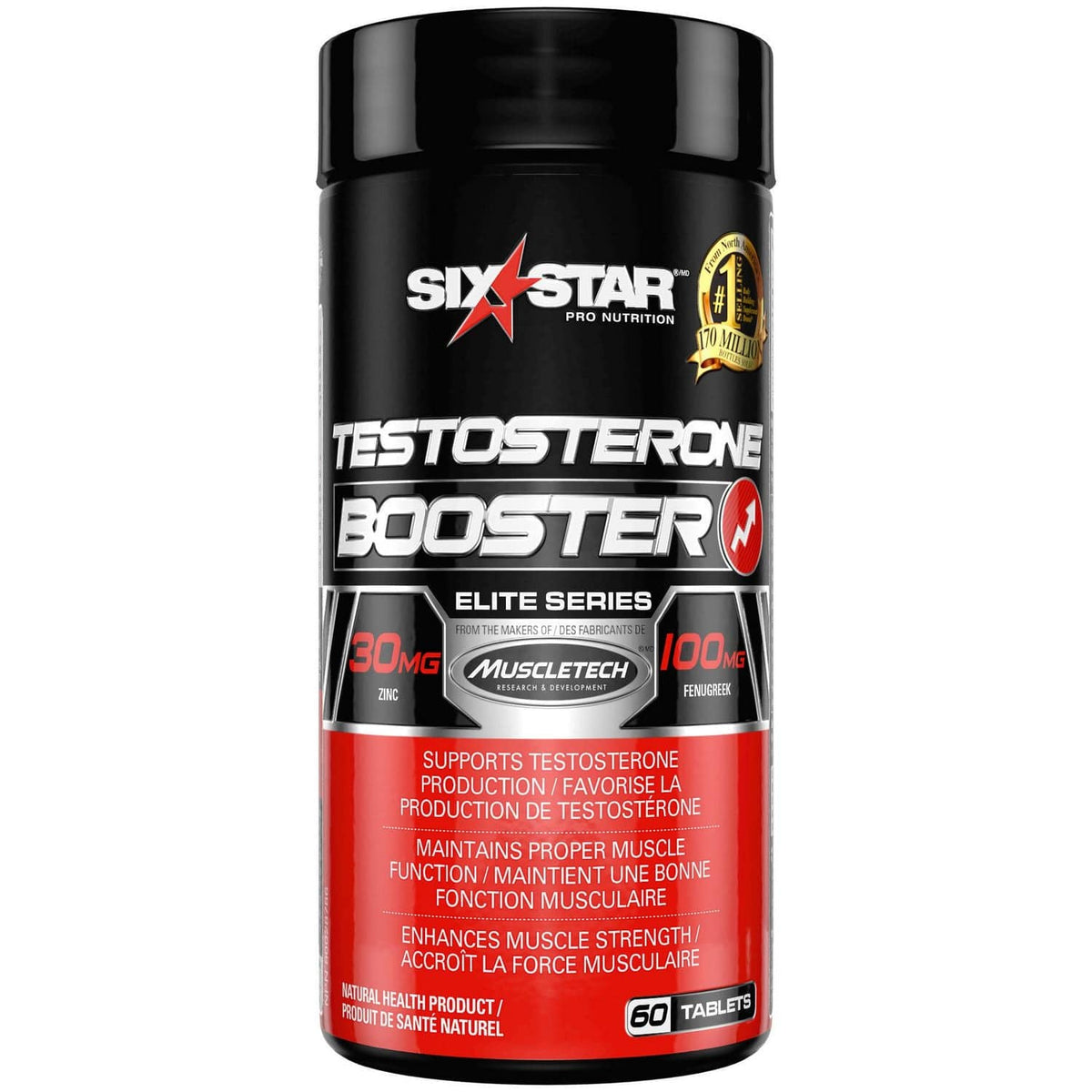 Six Star Elite Series Testosterone Booster Tablets - Zecoya