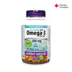 Webber Naturals® Omega-3 Mini Easy Swallow, 300 mg - Zecoya