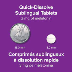 Webber Naturals® Melatonin Quick Dissolve, 3 mg - Zecoya