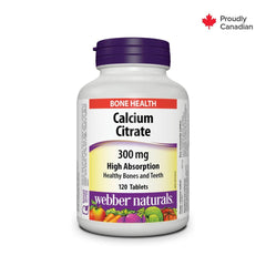 Webber Naturals® Calcium Citrate, High Absorption, 300 mg - Zecoya