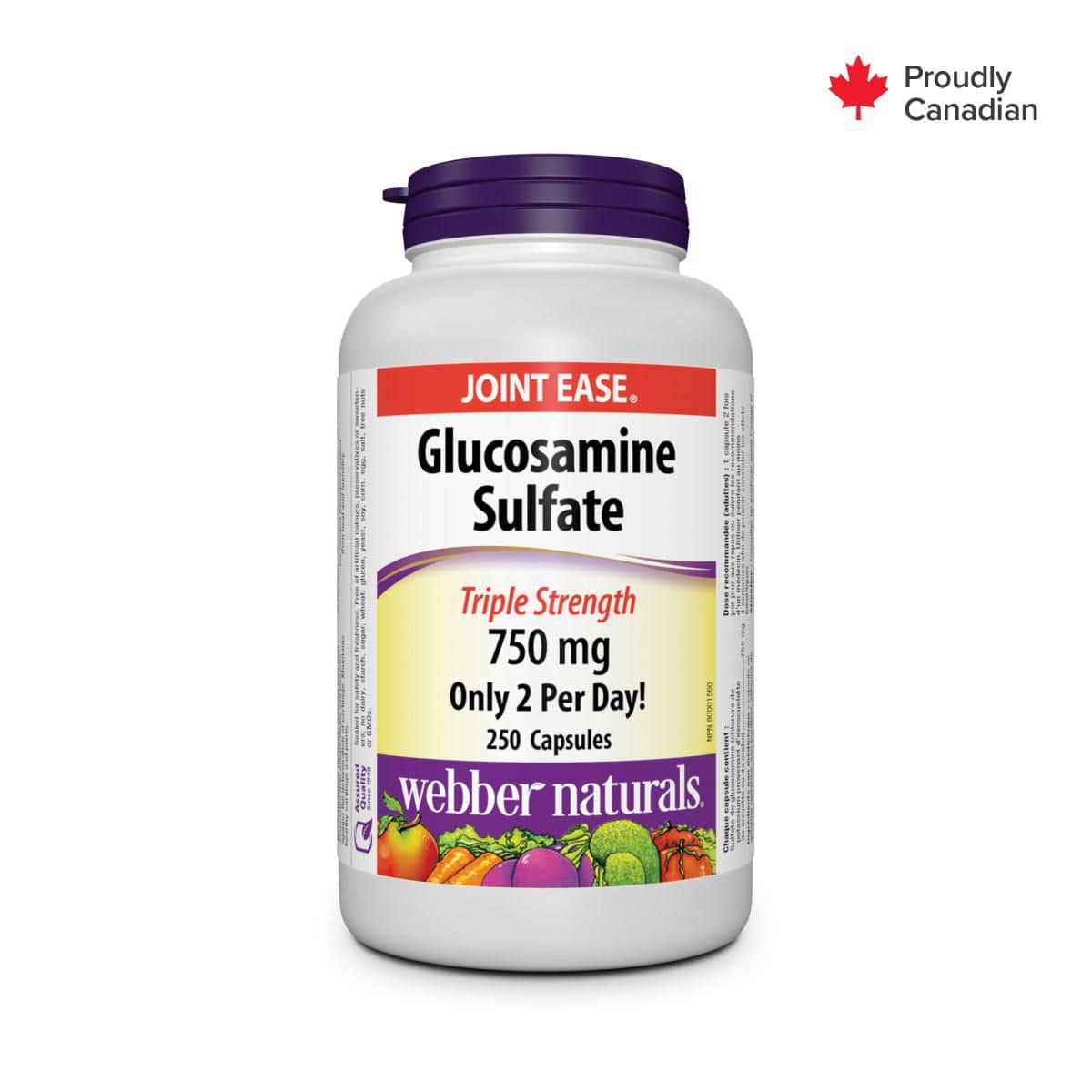 Webber Naturals® Glucosamine Sulfate Extra Strength 750 mg - Zecoya