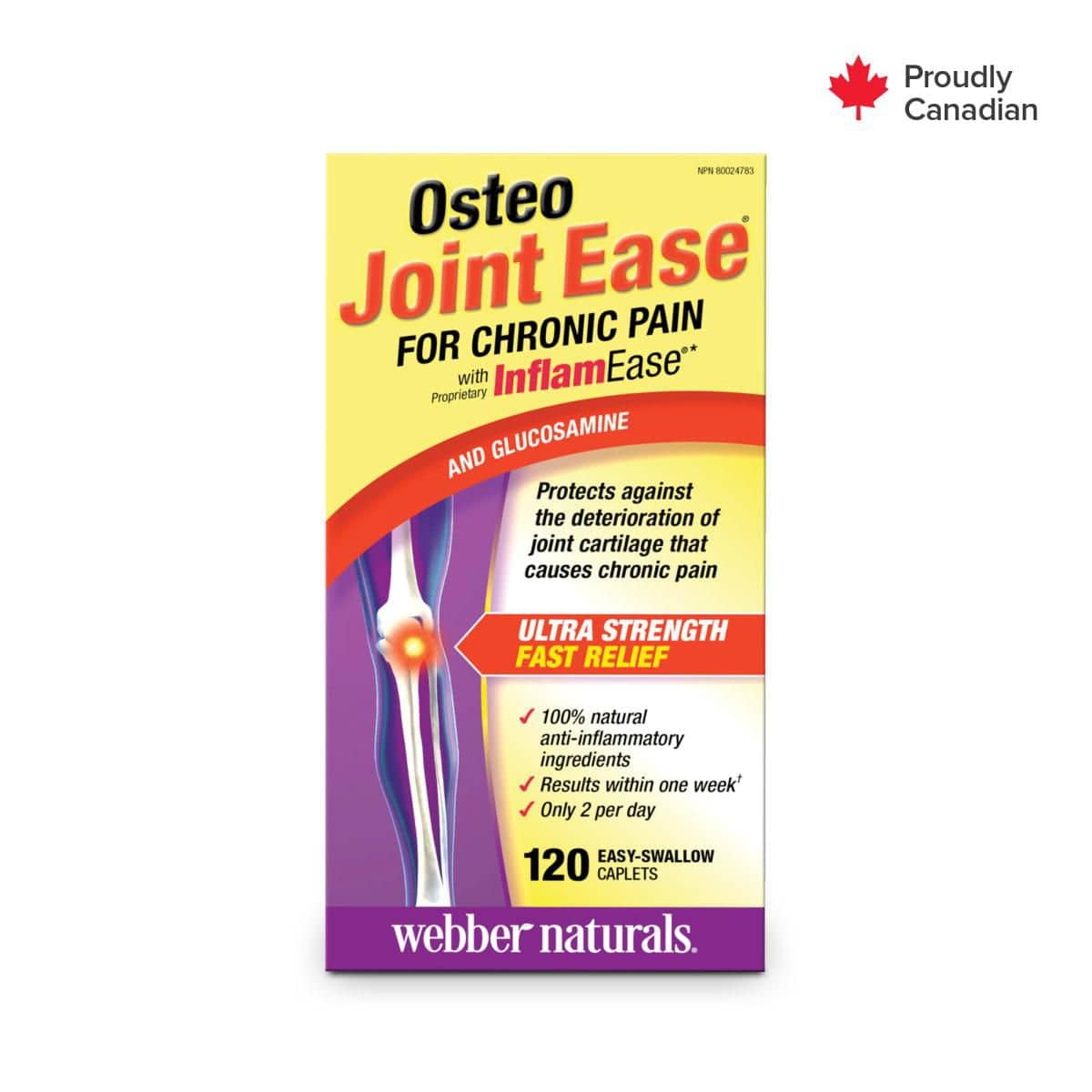 Webber Naturals® Osteo Joint Ease™ with InflamEase™ and Glucosamine - Zecoya