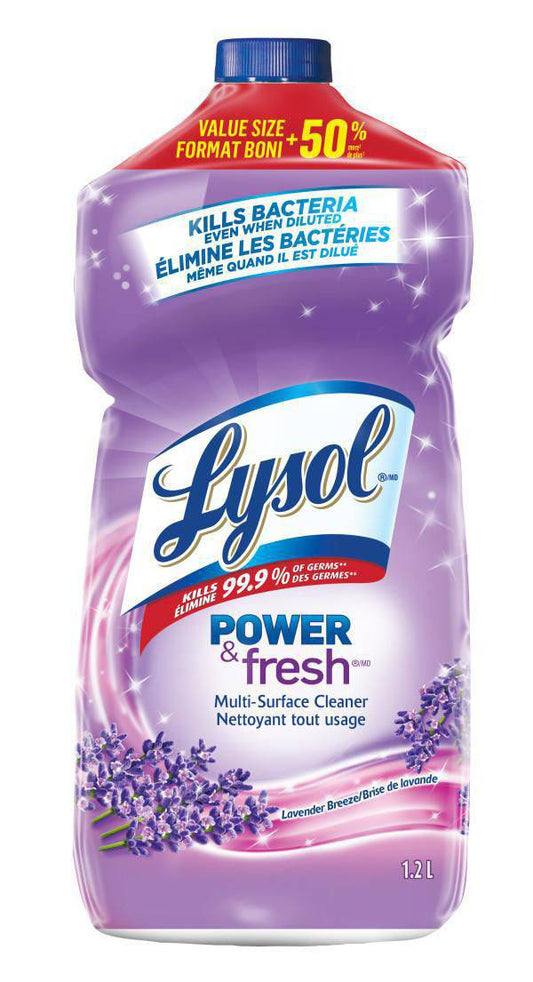 Lysol All Purpose Cleaner, Pour, Lavender, Multi Surface Cleaner - Zecoya