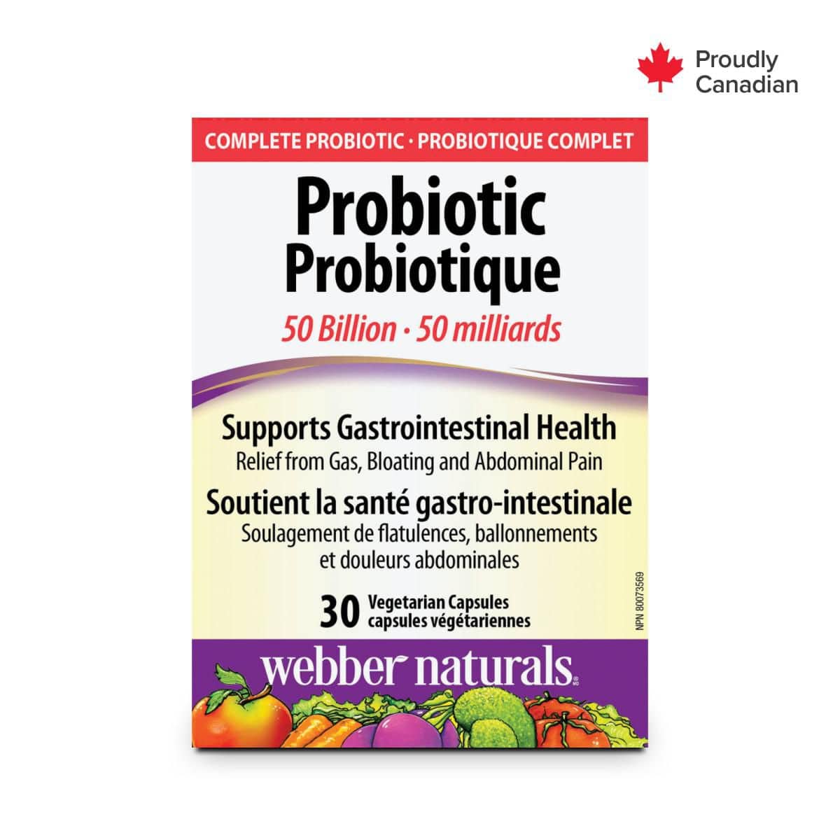 Webber Naturals® Probiotic , 50 Billion - Zecoya