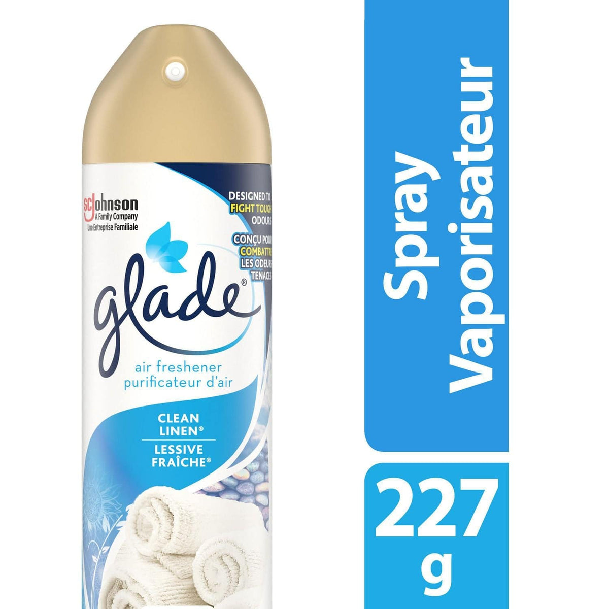 Glade Air Freshener Spray, Clean Linen, 227g - Zecoya