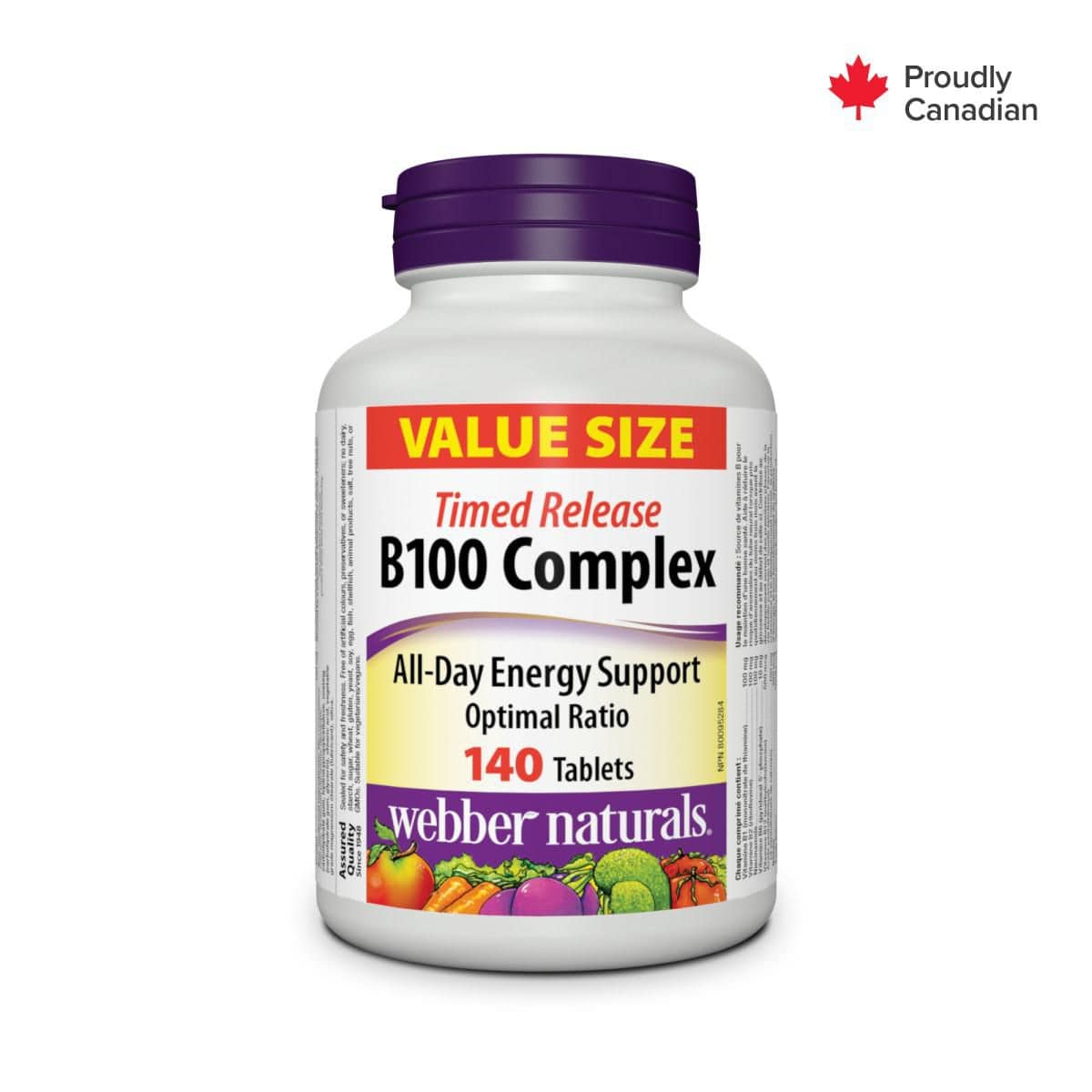 Webber Naturals® B 100 Complex Time Release - Zecoya