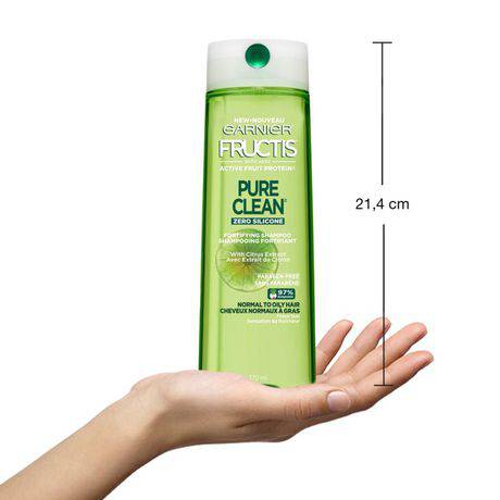 Garnier Fructis Pure Clean Shampoo, 370 mL - Zecoya