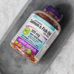 Webber Naturals® Wild Alaskan Salmon & Fish Oil, 300 mg EPA/DHA - Zecoya