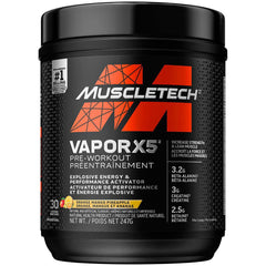 MuscleTech Peformance Series Vapor X5 Next Gen 30 serving Orange Mango Pineapple Pre Workout - Zecoya