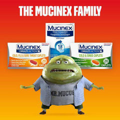 Mucinex ® Multi-Action Cold, Flu & Sore Throat Caplets - Zecoya