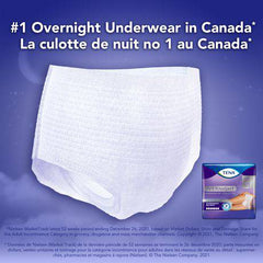 TENA Incontinence Underwear, Overnight Protection, Medium, 12 Count - Zecoya