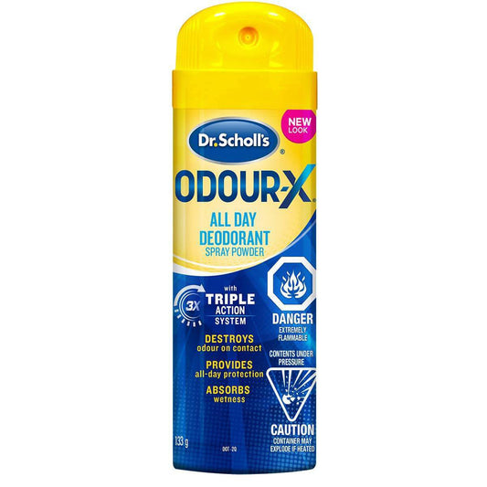 Dr. Scholl's Odour-X All Day Deodorant Spray Powder - Zecoya